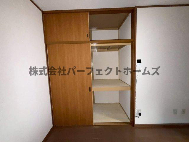 香里園山之手町テラスハウス　賃貸の収納|収納のためのスペースです