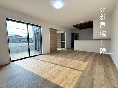 久留米市三潴町西牟田の新築一戸建の居間・リビング