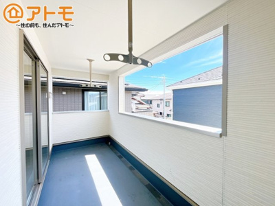 【バルコニー】 | 富士宮市北町第2　新築戸建て　1号棟