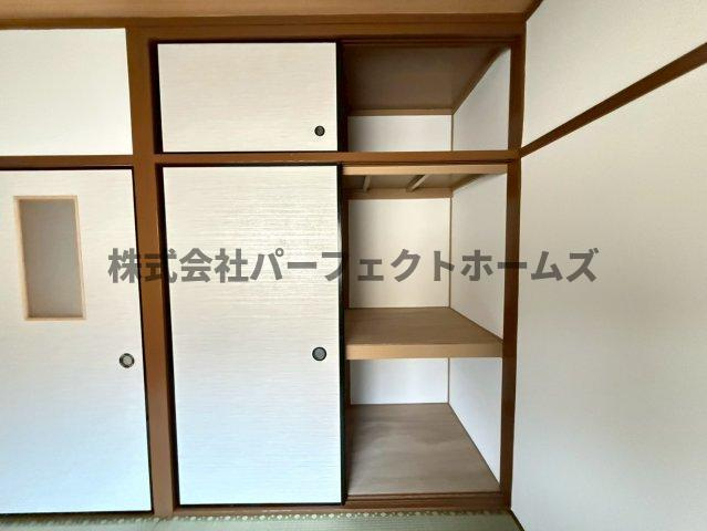 香里園山之手町テラスハウス　賃貸の収納|収納のためのスペースです