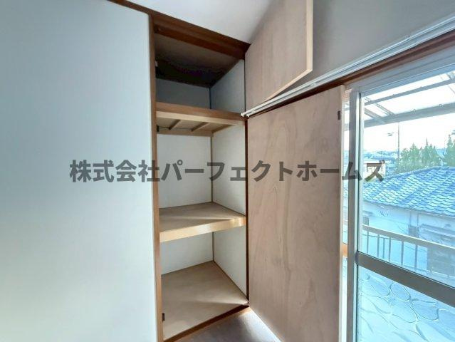 香里園山之手町テラスハウス　賃貸の収納|収納のためのスペースです