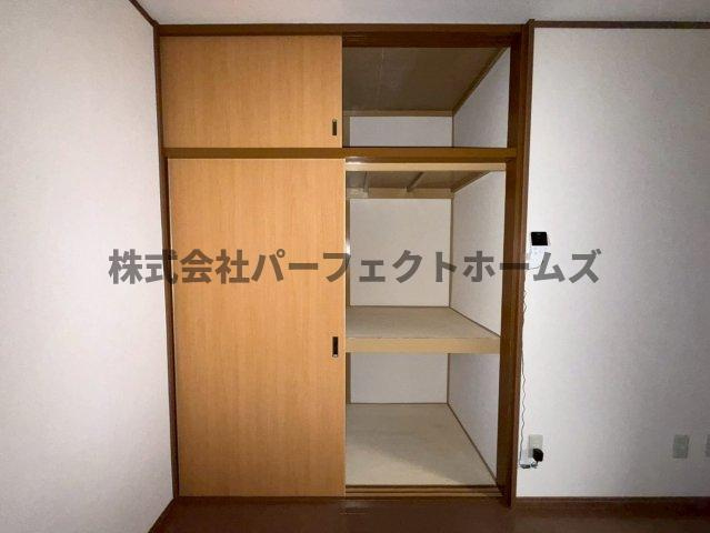 香里園山之手町テラスハウス　賃貸の収納|収納のためのスペースです