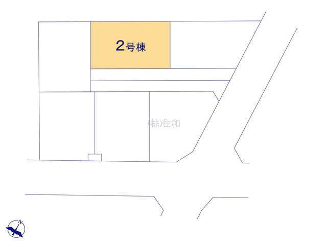 【新築分譲住宅】ふじみ野市川崎２丁目の区画図