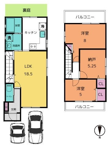 【間取り】 | K22147-紫竹