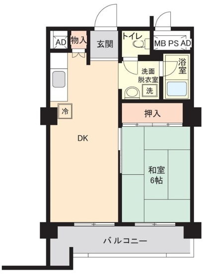 【間取り】 | ローズコーポ新大阪第２ | 収益物件としてもおすすめ