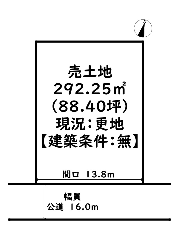 姫路市大津区恵美酒町1丁目/売土地の土地図