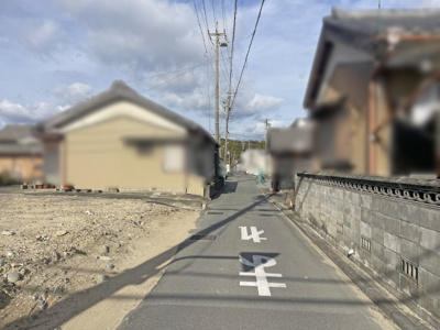 【前面道路含む現地写真】 | 津市河芸町中別保 | 前面道路