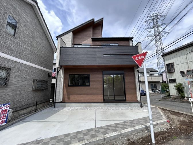 【仲介手数料無料】所沢市松郷　新築戸建全1棟　の外観
