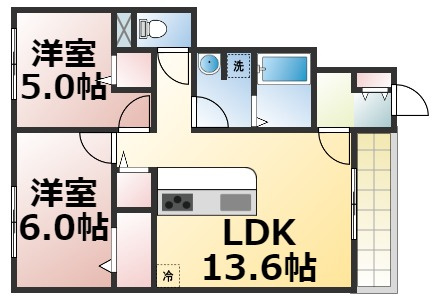 【間取り】 | ファミールD希Ⅲ　仲介手数料無料