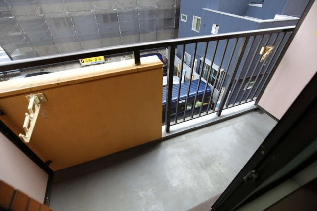 ダイアパレス浅草第二のバルコニー