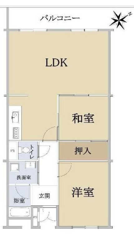 ハイツ東朝霧１号棟