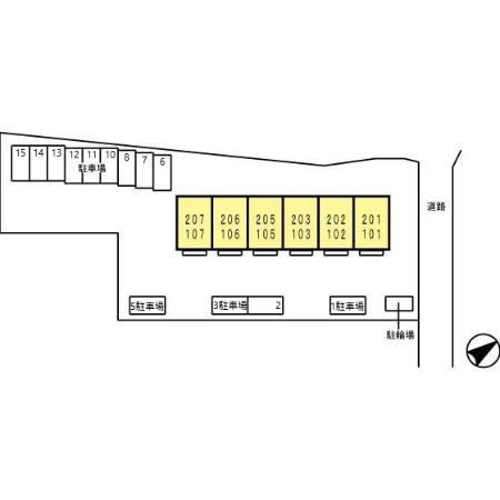 コンフォート ヴィラの区画図