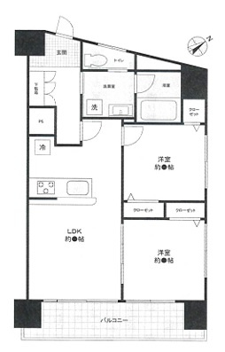 【間取り】 | 武蔵野サマリヤマンション