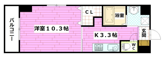 TEBURA・INN船越の間取り