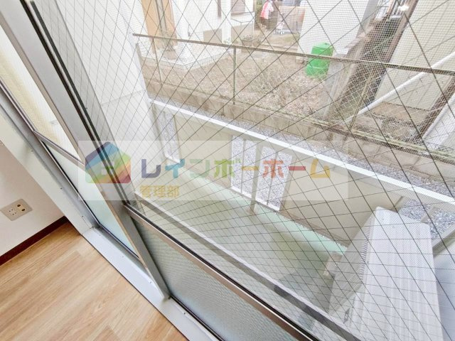 福田マンションのバルコニー