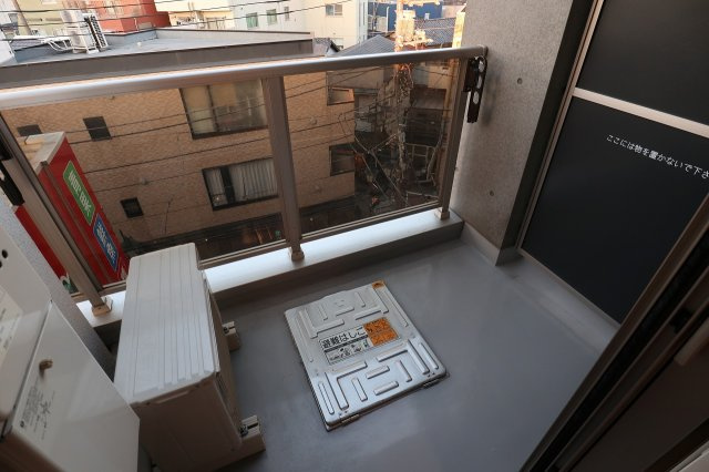 ルミード江古田のバルコニー