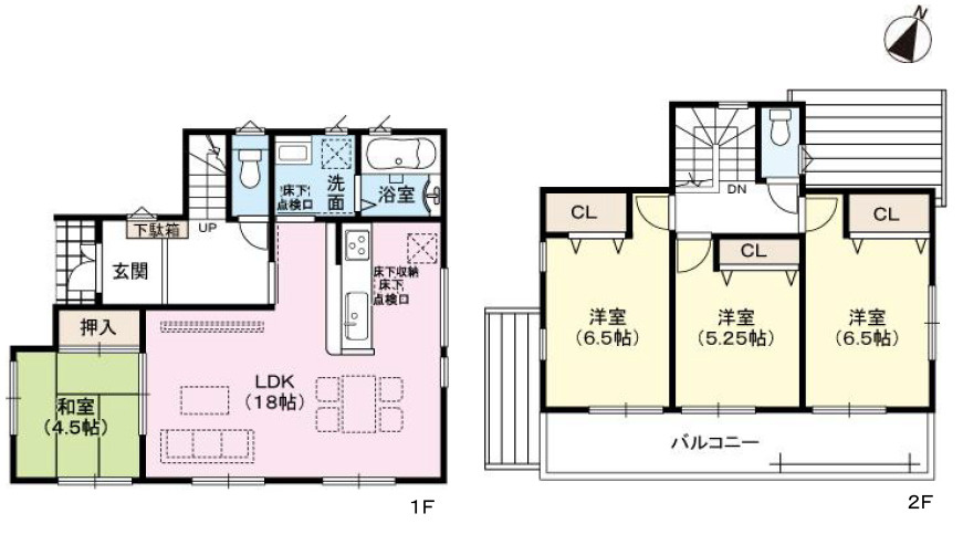 神戸市西区桜が丘東町4丁目の間取り