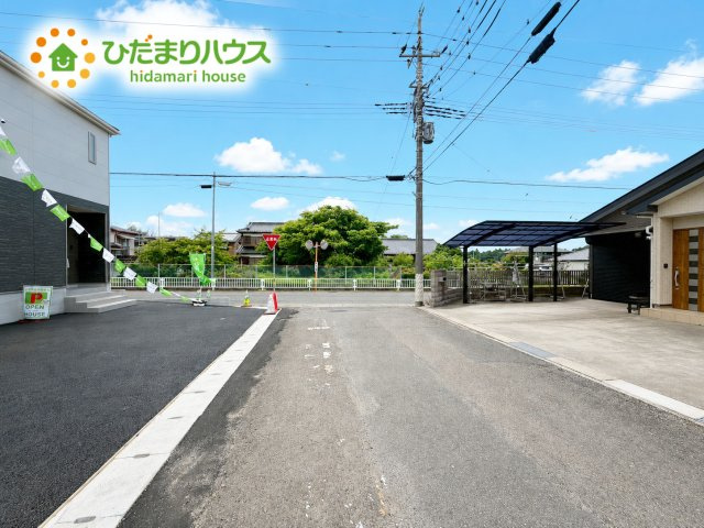 高萩市高萩第3　新築戸建　1号棟の前面道路含む現地写真|閑静な住宅地で叶える穏やかな新生活☆彡