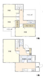 北本市北本3丁目　中古一戸建ての間取り|北本市北本3丁目　中古一戸建て、3LDK、土地面積117.20m2、建物面積93.98m2