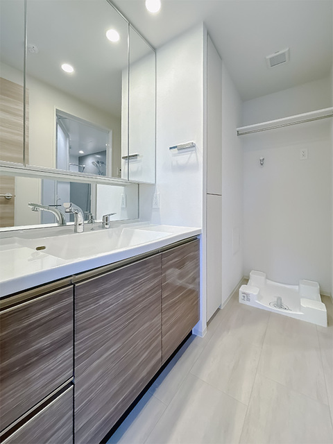 フロンティアレジデンス錦糸公園の洗面所|※写真は同タイプ住戸です。