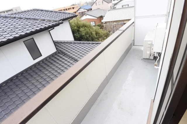 南台コーポのバルコニー