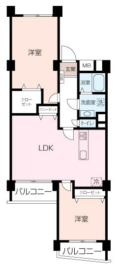 ～ 南東向き×穏やかで良好な住環境～　南永田住宅1-2号棟の画像