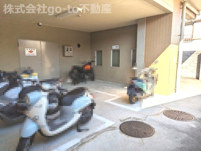 【駐輪場】 | ライオンズマンション明石江井ヶ島 | バイク置き場