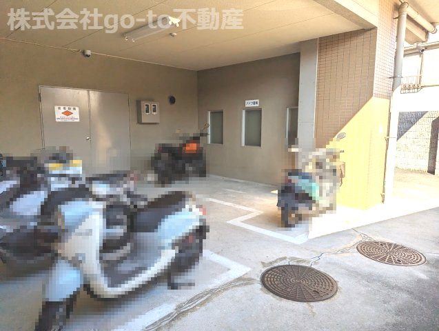 【駐輪場】 | ライオンズマンション明石江井ヶ島 | バイク置き場