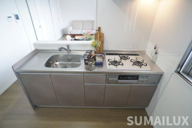 熊本市北区龍田弓削１丁目の賃貸マンションのキッチン