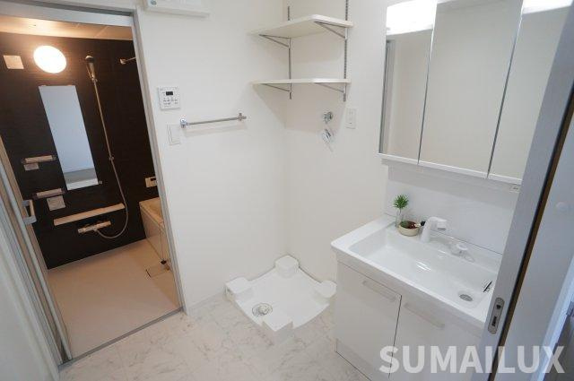 熊本市北区龍田弓削１丁目の賃貸マンションの独立洗面台