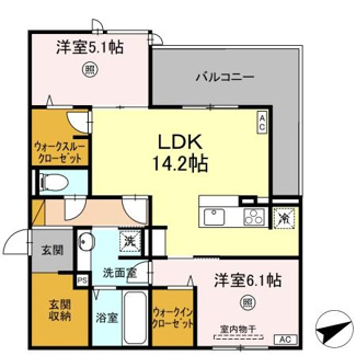 【間取り】 | D's LIEN (ディ-ズリアン)C