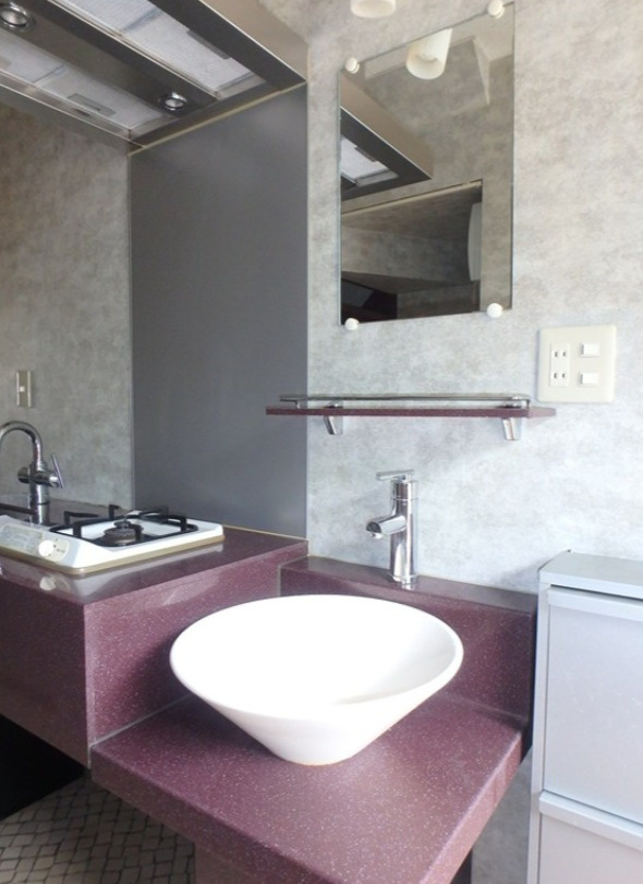 ネイプロシードの洗面所