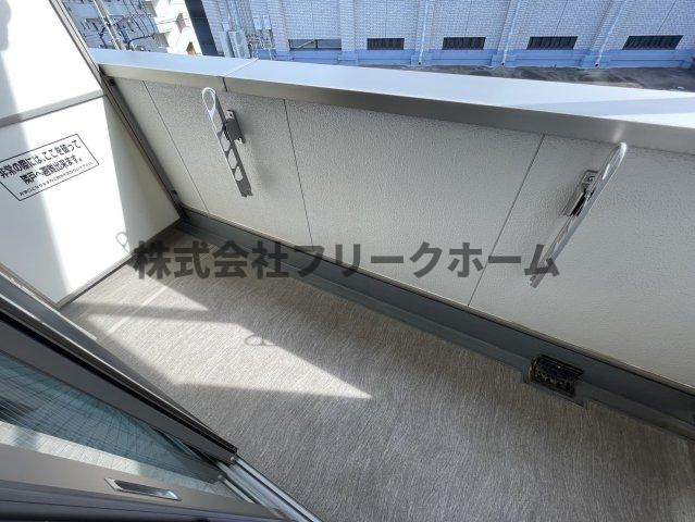 武蔵野市境５丁目の賃貸マンションのバルコニー