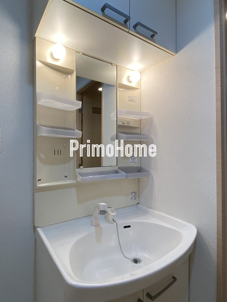 プレールドゥーク八丁堀の洗面所