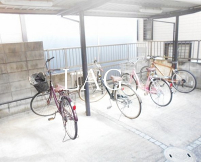 【その他共用部分】 | プリムコート | 駐輪場です。