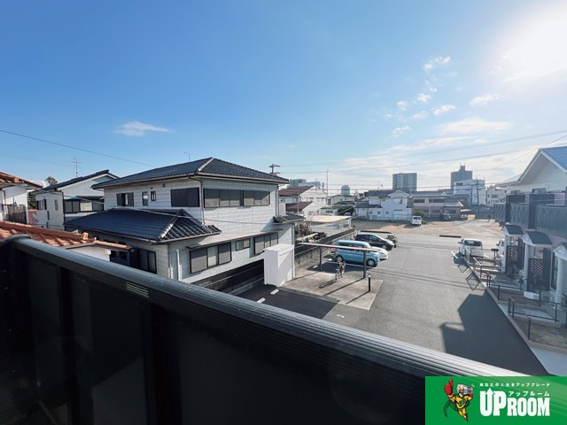 ハイツキューハイAのバルコニー
