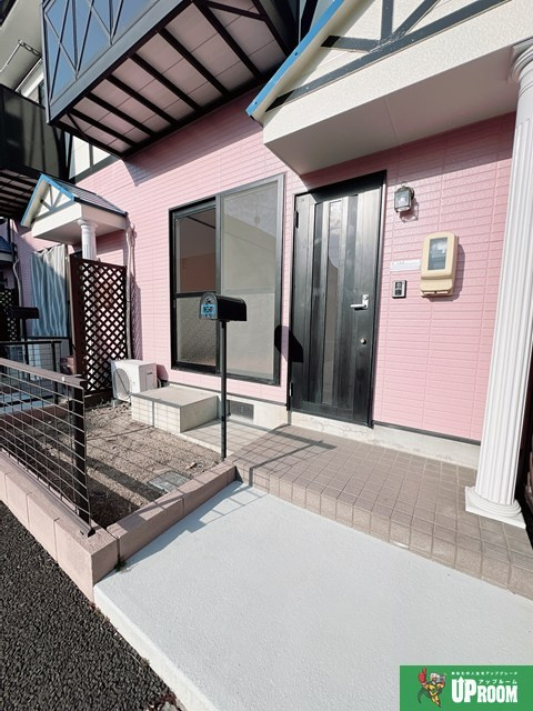 ハイツキューハイAのエントランス