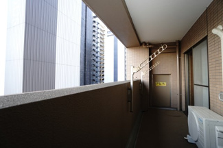 【バルコニー】 | 【リフォーム済】ライオンズマンション舟入本町 | 現地（2026年1月27日8：00頃）撮影