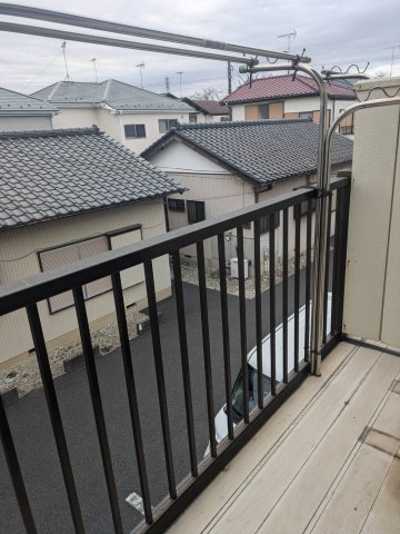 荒井荘　メゾネットAの展望