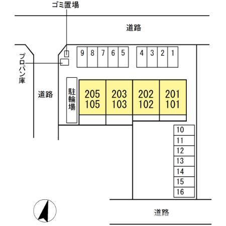 Ｐｏｒｔ Ｃａｓａ Ｅｂｉｓｕの区画図