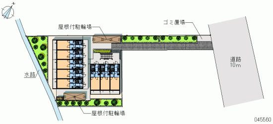 レオパレスＲｏａｄ　＆　Ｓｋｙの区画図