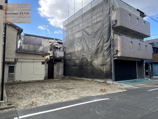 守口市東光町3丁目　1号地の前面道路含む現地写真