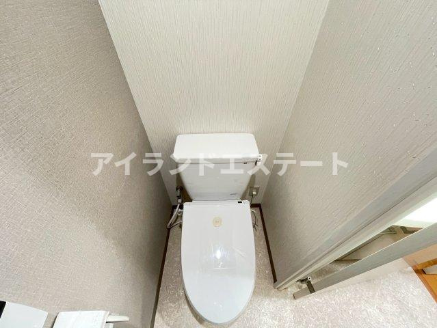 ニューコーポ中島　バイク相談　角部屋　陽当たり良好のトイレ