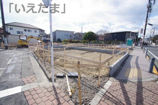 【外観】 | 【仲介手数料無料！！】多摩市一ノ宮4丁目　新築戸建て（全4棟）2号棟　5790万円 | 令和８年1月２５日撮影　建築中