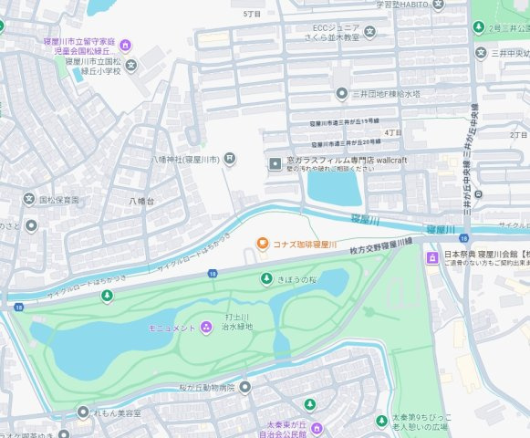 5日(土)6日(日)現地ご見学可能！ 寝屋川市八幡台　限定1邸の地図