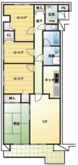 【間取り】 | エクセル行田中央　中古マンション