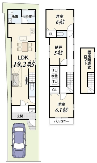 【間取り】 | K41344-大将軍