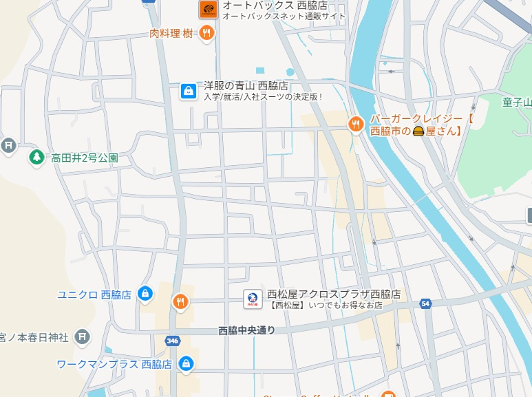西脇市高田井町　第2期　新築一戸建ての地図