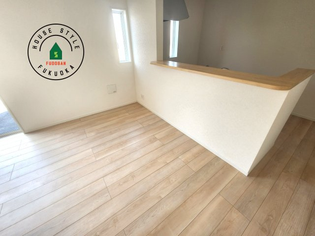 糟屋郡須恵町須恵第3-1棟（1号棟）のダイニング|ダイニングとリビングのメリハリが付けやすい空間設計になっています。