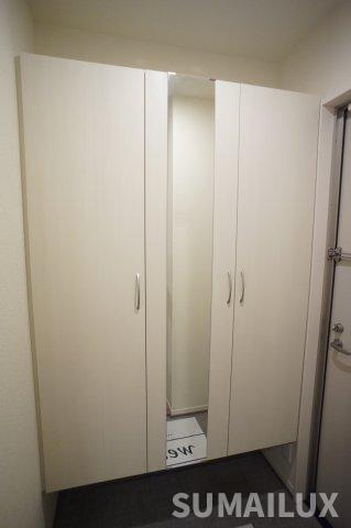 合志市竹迫のアパートの玄関